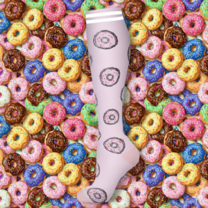 chaussettes gout donuts